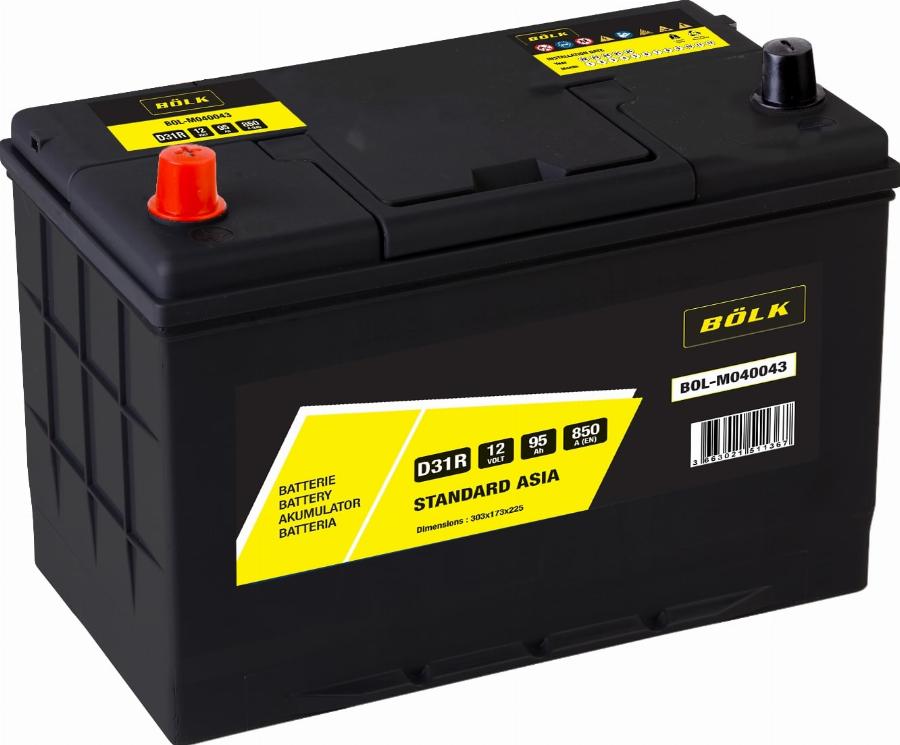 BÖLK BOL-M040043 - Batterie de démarrage cwaw.fr