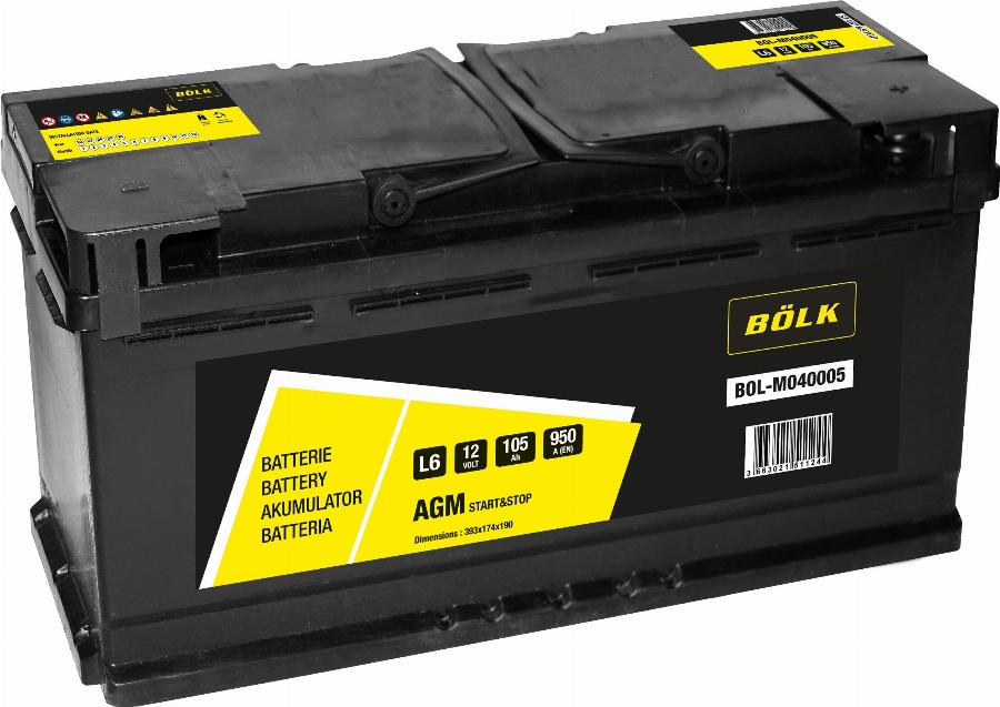 BÖLK BOL-M040005 - Batterie de démarrage cwaw.fr