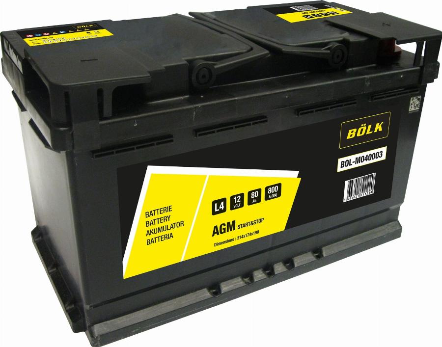 BÖLK BOL-M040003 - Batterie de démarrage cwaw.fr