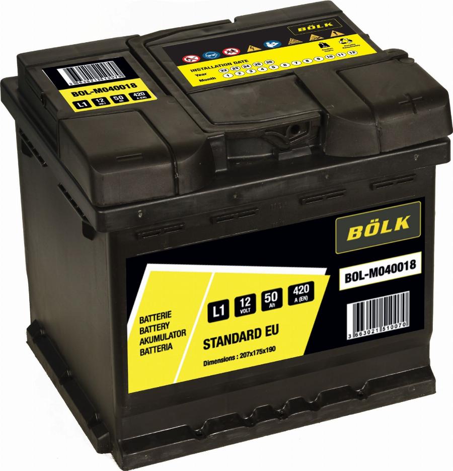 BÖLK BOL-M040018 - Batterie de démarrage cwaw.fr