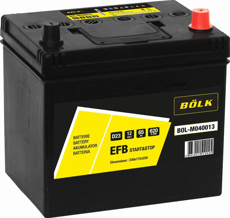 BÖLK BOL-M040013 - Batterie de démarrage cwaw.fr