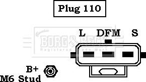 Borg & Beck BBA2551 - Alternateur cwaw.fr