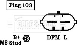 Borg & Beck BBA2567 - Alternateur cwaw.fr