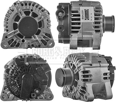 Borg & Beck BBA2251 - Alternateur cwaw.fr