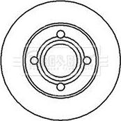 Borg & Beck BBD4943 - Disque de frein cwaw.fr