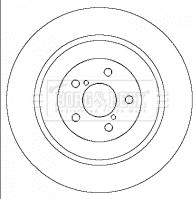 Borg & Beck BBD4440 - Disque de frein cwaw.fr