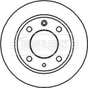 Borg & Beck BBD4482 - Disque de frein cwaw.fr