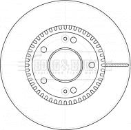 Borg & Beck BBD4524 - Disque de frein cwaw.fr