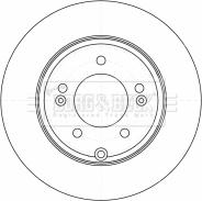 Borg & Beck BBD4525 - Disque de frein cwaw.fr