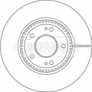 Borg & Beck BBD4523 - Disque de frein cwaw.fr