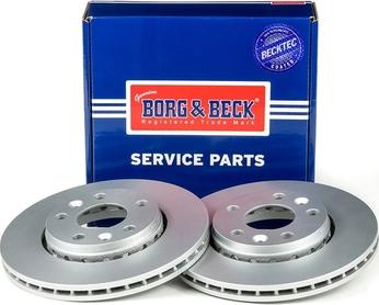 Borg & Beck BBD4640 - Disque de frein cwaw.fr