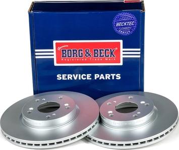 Borg & Beck BBD4660 - Disque de frein cwaw.fr