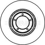 Borg & Beck BBD4632 - Disque de frein cwaw.fr