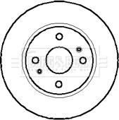 Delphi BG3243 - Disque de frein cwaw.fr