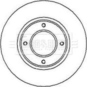 Borg & Beck BBD4893 - Disque de frein cwaw.fr