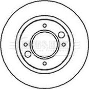 Borg & Beck BBD4837 - Disque de frein cwaw.fr
