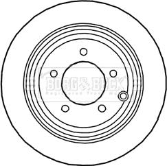 Borg & Beck BBD4820 - Disque de frein cwaw.fr