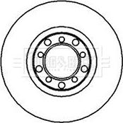 Borg & Beck BBD4827 - Disque de frein cwaw.fr