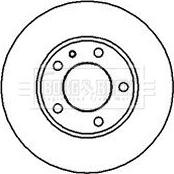 Borg & Beck BBD4362 - Disque de frein cwaw.fr