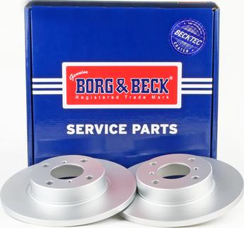 Borg & Beck BBD4300 - Disque de frein cwaw.fr