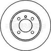 Borg & Beck BBD4302 - Disque de frein cwaw.fr