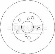 Borg & Beck BBD4328 - Disque de frein cwaw.fr