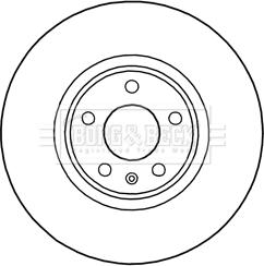 Borg & Beck BBD5990S - Disque de frein cwaw.fr