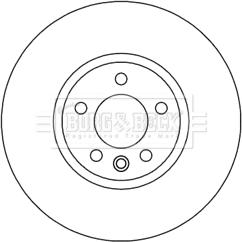 Borg & Beck BBD5964S - Disque de frein cwaw.fr