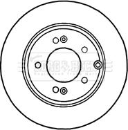 Borg & Beck BBD5906S - Disque de frein cwaw.fr