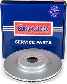 Borg & Beck BBD5925S - Disque de frein cwaw.fr