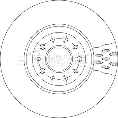 Borg & Beck BBD5554 - Disque de frein cwaw.fr