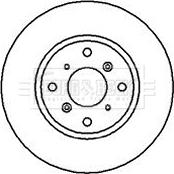 Borg & Beck BBD5090 - Disque de frein cwaw.fr