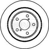 Borg & Beck BBD5047 - Disque de frein cwaw.fr