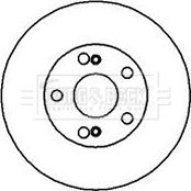 Borg & Beck BBD5019 - Disque de frein cwaw.fr