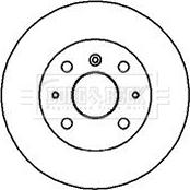 Borg & Beck BBD5016 - Disque de frein cwaw.fr