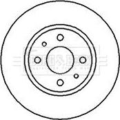 Borg & Beck BBD5086 - Disque de frein cwaw.fr