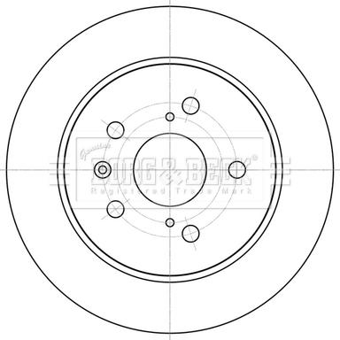 Borg & Beck BBD5199 - Disque de frein cwaw.fr