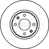 Borg & Beck BBD5100 - Disque de frein cwaw.fr