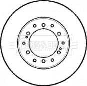 Borg & Beck BBD5111 - Disque de frein cwaw.fr
