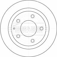 Blue Print ADM54347 - Disque de frein cwaw.fr