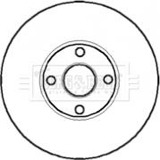 Borg & Beck BBD5859S - Disque de frein cwaw.fr