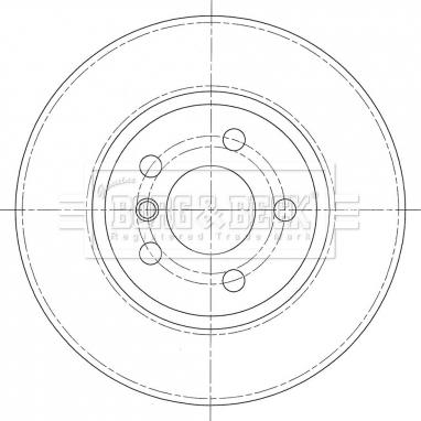 Borg & Beck BBD5365 - Disque de frein cwaw.fr