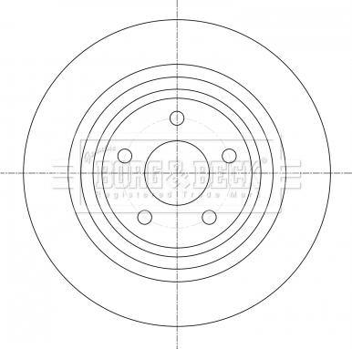 Borg & Beck BBD5385 - Disque de frein cwaw.fr