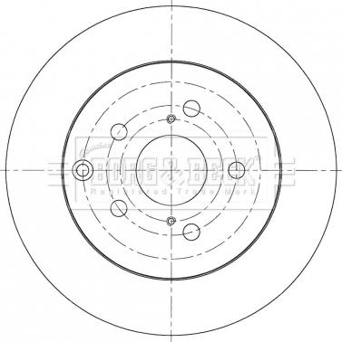 Borg & Beck BBD5372 - Disque de frein cwaw.fr