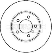 Borg & Beck BBD5766S - Disque de frein cwaw.fr