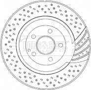 Borg & Beck BBD5781S - Disque de frein cwaw.fr