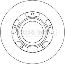 Borg & Beck BBD6067S - Disque de frein cwaw.fr