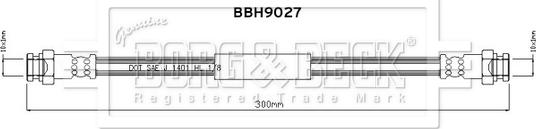 Borg & Beck BBH9027 - Flexible de frein cwaw.fr