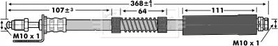 Borg & Beck BBH6986 - Flexible de frein cwaw.fr