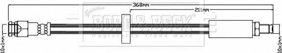 Borg & Beck BBH6776 - Flexible de frein cwaw.fr